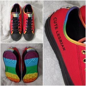 Converse All Star Pride Cute Lesbian Sneakers